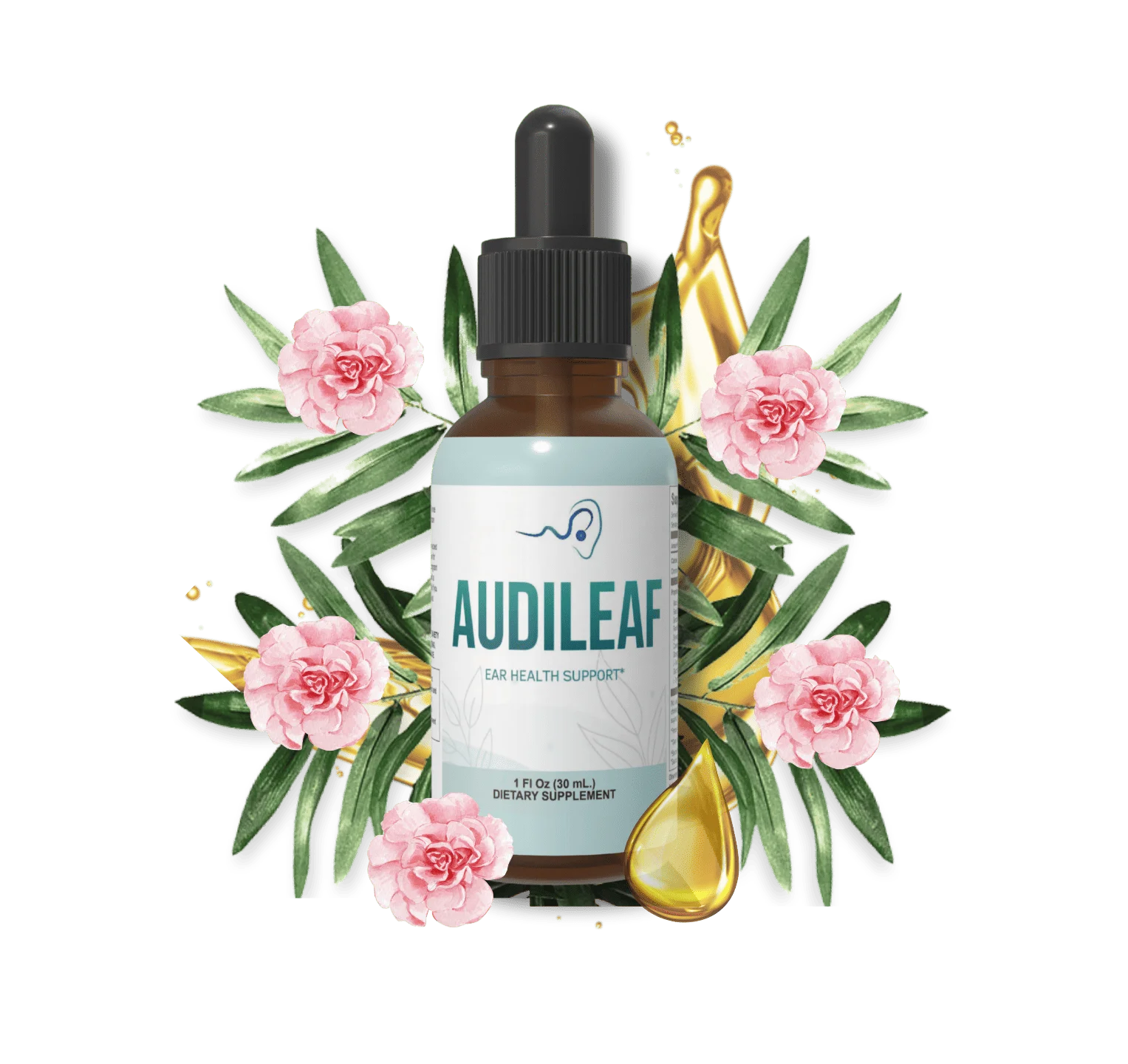 AudiLeaf Natural Hearing & Brain Support Supplement